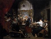 Diego Velazquez, The Fable of Arachne a.k.a. The Tapestry Weavers or The Spinners
